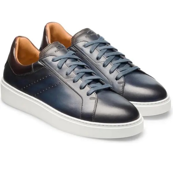 MAGNANNI
Reina li Sneaker men size 11.5 new   
$398 Color
Navy / Caoba - Picture 1 of 16